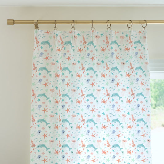 Under the Sea Curtain Panel - gender_boy, gender_girl, gender_neutral
