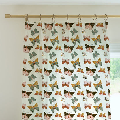 Vintage Butterfly Curtain Panel - gender_girl, Theme_Butterfly, Vintage Butterfly