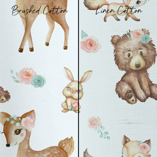 Woodland Floral Curtain Panel - gender_girl, Theme_Adventure, Theme_Floral
